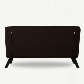 Canapea cu 2 Locuri Sando 2-Seater, Maro, Extensibila
