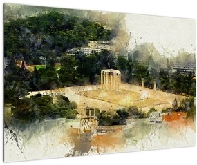 Tablou - Templul lui Zeus, Atena, Grecia (90x60 cm)