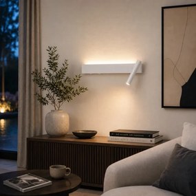 Brilagi - Aplica spot de perete LED ARLIX LED/3W/230V + LED/7W, albă, CRI 90