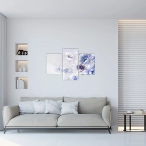 Tablou - Flori,pictură texturată (90x60 cm)