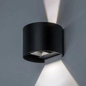 Rabalux 77218 - LED aplică de perete pentru exterior VIRNA 5W/230V 2700/4000/6500K IP54 neagră
