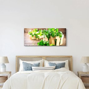Tablou cu menta proaspătă (120x50 cm)
