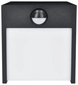 Aplică LED de exterior cu senzor Brilagi TERNI LED/12W/230V negru IP54