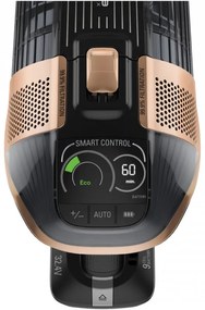 Rowenta X-Force Flex 15.60 RH99F1, 520W, 230AW, 0.9 litri, 32.4V, Autonomie 80 min, Auto power, LED, Display, Flex, Negru/Bronz