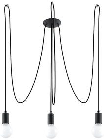 Lustră neagră 300x300 cm Spider - Nice Lamps