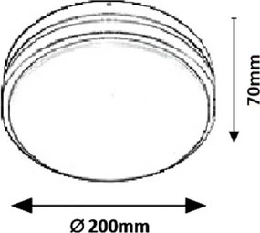 Rabalux 8847 - Aplică perete exterior LED HAMBURG LED/10W/230V IP44