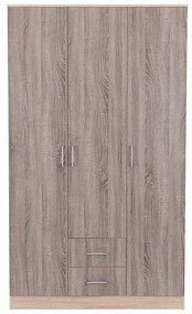 Dulap Miami 120x205 cm stejar York-stejar Sonoma