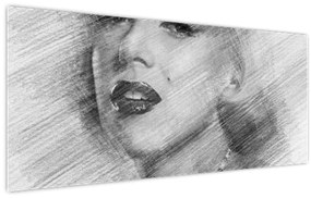 Tablou - Portretul lui Marilyn Monroe (120x50 cm)