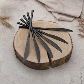 Set tacamuri 24 piese, 6 persoane, negru oglinda Berlinger Haus BH 3066