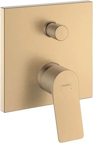 Baterie cada-dus incastrata Hansgrohe Vivenis finisaj bronz periat fara corp ingropat