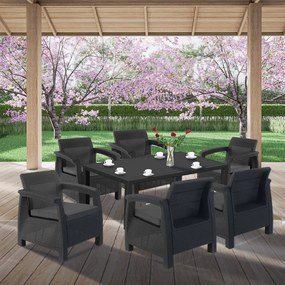 Set de mobilier de grădină Corfu Big Duo cu masă melodică