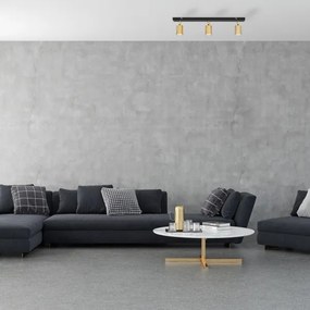 LED Spot TUNE 3xGU10/4,8W/230V auriu/negru