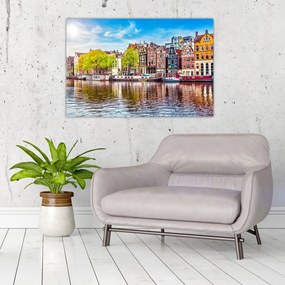 Tablou - Case dansatoare, Amsterdam (90x60 cm)