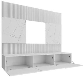 Mobilier living Coprea II (Alb + Marmură Alb) . 1104550