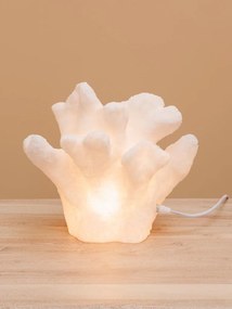 Lampa de masa, din pulbere de piatra si rasina, Elkhorn
