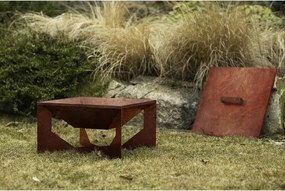 Vento Focar de grădină 50 x 50 x 30 cm, corten CORGARDEN 1014
