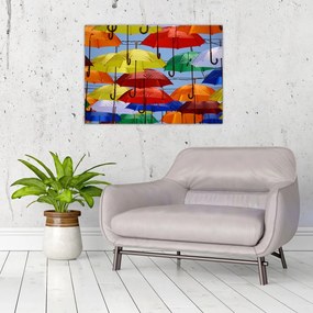 Tablou - Umbrele colorate (70x50 cm)