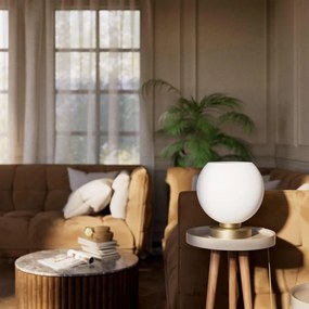 Veioza, Lampa de masa din alama Globe