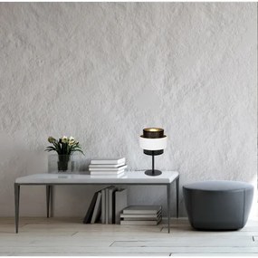 Lampă de masă NESS 1xE27/60W/230V neagră/albă