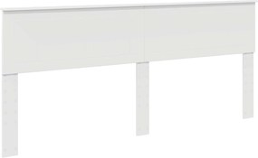vidaXL Tăblie cap Alb 200 cm Lemn compozit