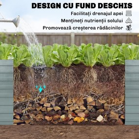 Outsunny jardinieră înălțată strat vas | Aosom Romania