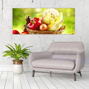 Tablou - Legume (120x50 cm)