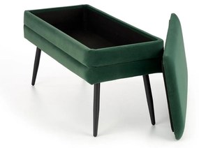 Scaun Velva 1, verde/negru