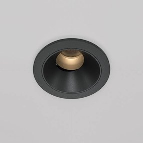 Spot LED incastrabil design tehnic Wise negru