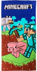 Minecraft Diamond Armor prosop de baie, prosop de plajă 70x140cm
