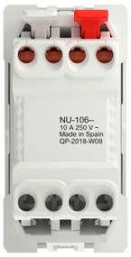 Intrerupator cu revenire, 1 modul, 10A, alb, Schneider Noua Unica