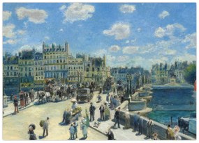 Tablou - Auguste Renoir, Pont Neuf, Paris, reproducere (70x50 cm)