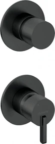 SILIA Baterie de duș incastrata BQS_N44P Finisaj: negru