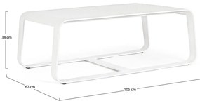 Măsuță de cafea pentru exterior din aluminiu 62x105 cm Merrigan – Bizzotto