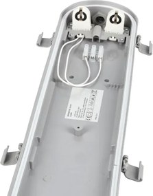 Corp de iluminat LED fluorescent tehnic 2xG13/22W/230V IP65