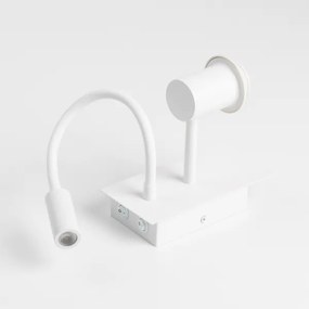 Lampă LED de perete Brilagi NUBILA 1xE27/25W/230V + LED/3W alb/roșu