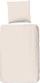 Lenjerie de pat din bumbac Good Morning Universal, 140 x 220 cm, bej