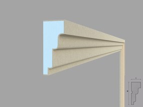 Ancadrament fereastra exterior FP115 dimensiuni 120x50x2000mm