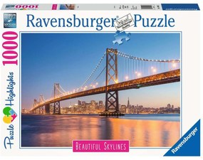 PUZZLE SAN FRANCISCO, 1000 PIESE - RAVENSBURGER (RVSPA14083)