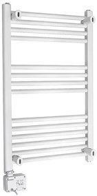 Calorifer pentru baie Adler AD 7824, 600W, 13 elementi, Panou de control LED, IP24, Alb