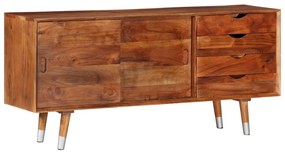 vidaXL Comodă TV, 118x30x55 cm, lemn masiv de acacia