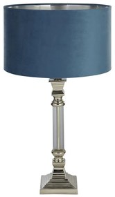 Veioza/Lampa de masa design lux elegant Belle crom/teal