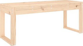 vidaXL Bancă de grădină, 110x38x45 cm, lemn masiv de pin