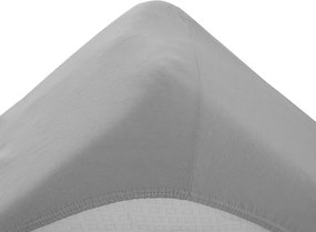 Cearsaf jersey Culoare gri deschis, 140 x 200 cm LA REDUCERE