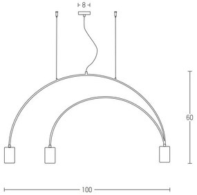 Lustra suspendata design minimalist Joshua