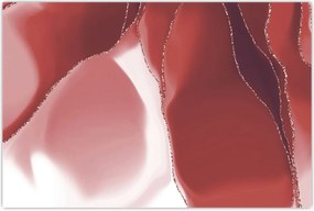 Tablou - Floare abstractă roșie N⁰3 (90x60 cm)