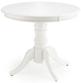 Set masa extensibila William alba L90-124 cm + 4 scaune Verdi gri/alb