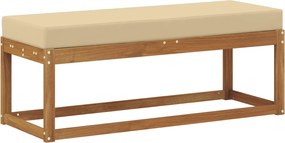 vidaXL Bancă de exterior pentru șezut natural 115 x 43 x 37 cm