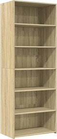 vidaXL Dulap înalt, stejar sonoma, 70x41x185 cm, lemn prelucrat