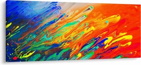 Tablou - Abstract colorat (120x50 cm)