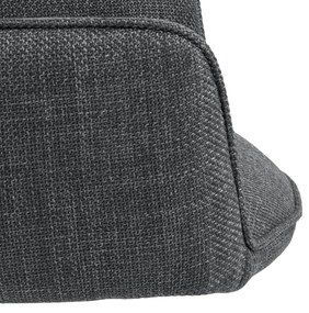 Set de scaune de sufragerie gri închis cu cotiere 2 buc. tapițat Glenda – Actona